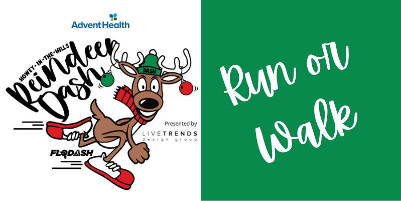 AdventHealth Howey-in-the-Hills Reindeer Dash 5K presented by LiveTrends Design Group promotional image