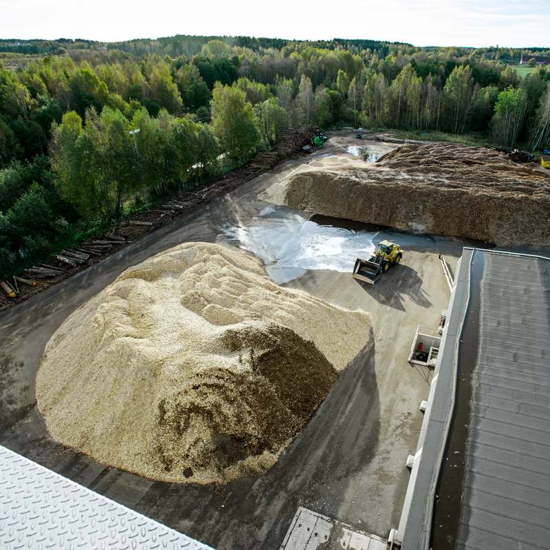 Bouwplaats met bulldozer