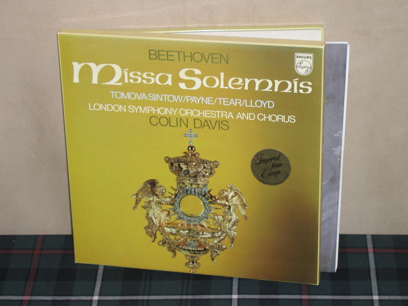 Davis/LSO&C - Beethoven Missa Solemnis Philips Import pressing 6747 2LP
