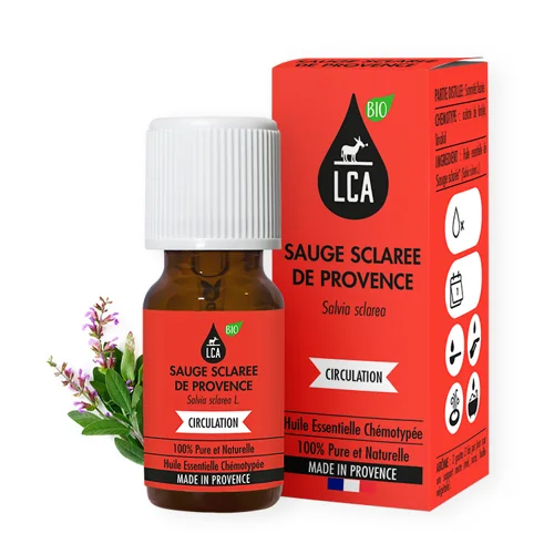 Huile essentielle Sauge sclarée de Provence bio