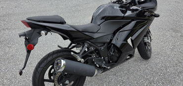 2012 KAWASAKI NINJA 250R motorcycle for rent near York, PA