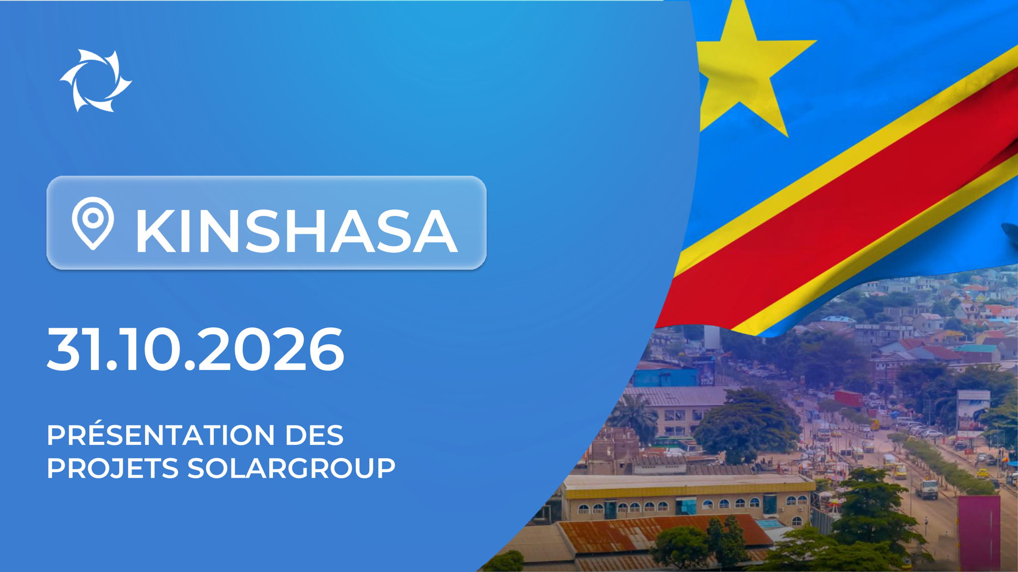 GRANDE PRÉSENTATION DES PROJETS SOLARGROUP À Kinshasa en RDC !