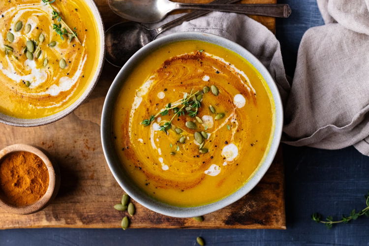 Photo of Curried Butternut Squash Soup 
