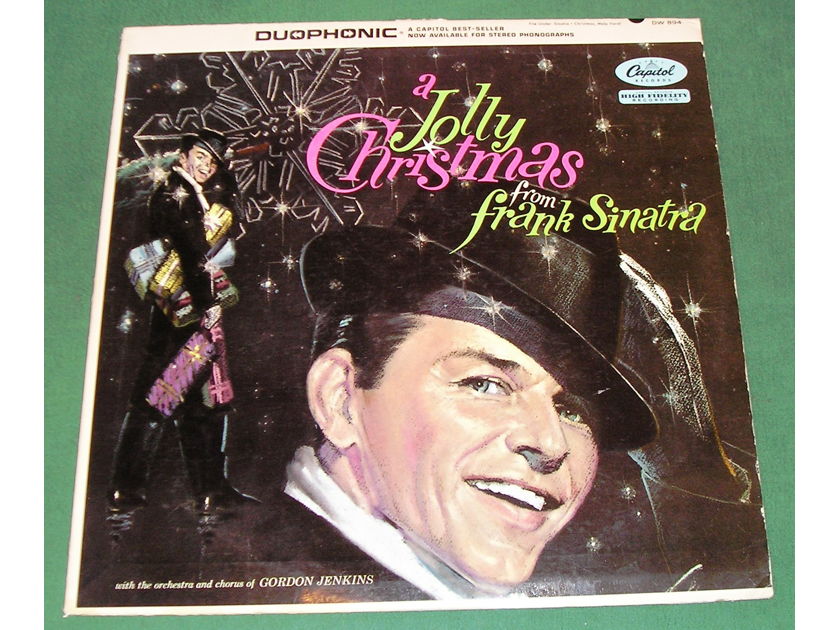 FRANK SINITRA - A JOLLY CHRISTMAS - * 1958 CAPITOL DUOPHONIC PRESS * NM 9/10