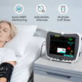 patient monitor with touchscreen