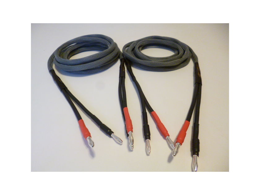 Schmitt Custom Audio Reference T-10-100 Speaker Cables 10ft, 1pr