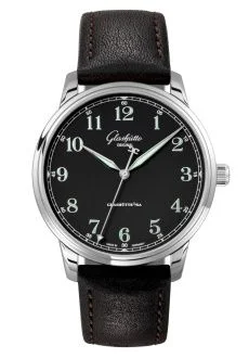 Senator Excellence Stainless Steel / Black / Calf - Pin