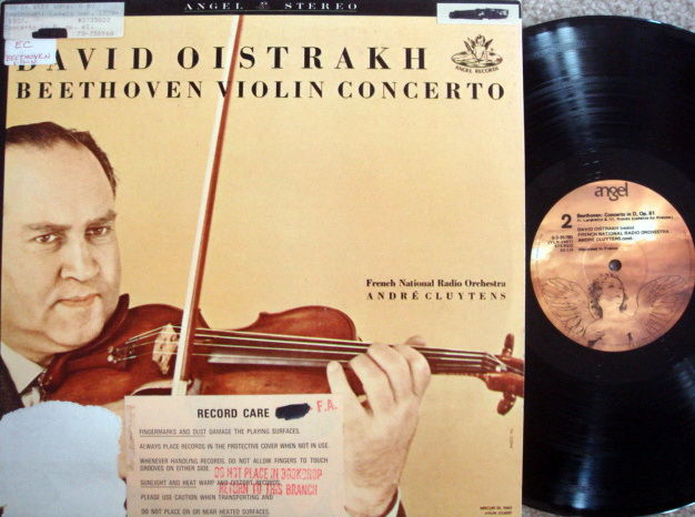 EMI Angel / OISTRAKH, - Beethoven Violin Concerto, NM!
