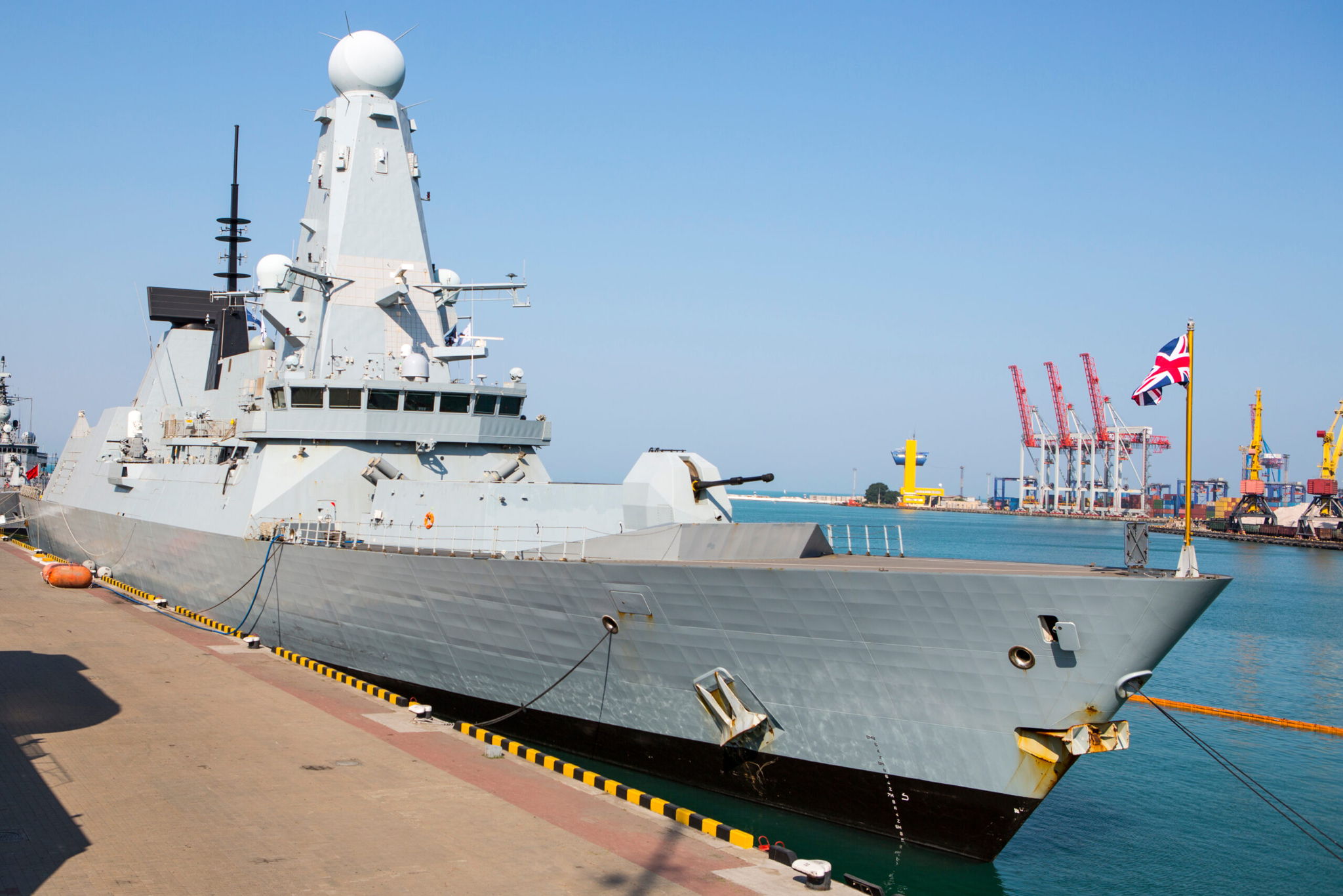 Communications Infrastructure for BAE Systems Type 45 Anti-Air Warfare Destroyers 