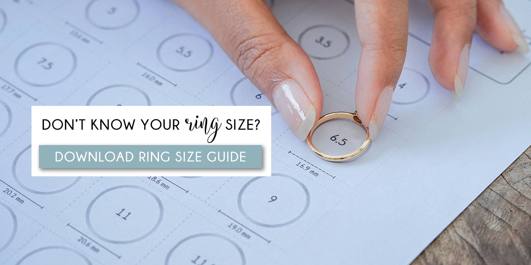 impliceren slepen Inloggegevens Download your free ring size guide here - Gardens of the Sun | Ethical  Jewelry