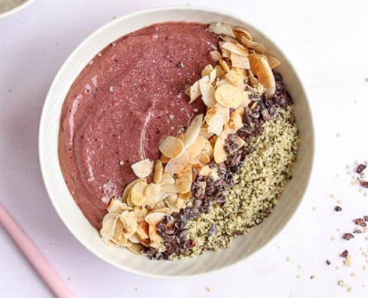 Chocolate Almond Smoothie Bowl