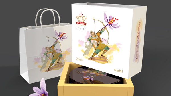 ZarinSorkh. Saffron Packaging Design