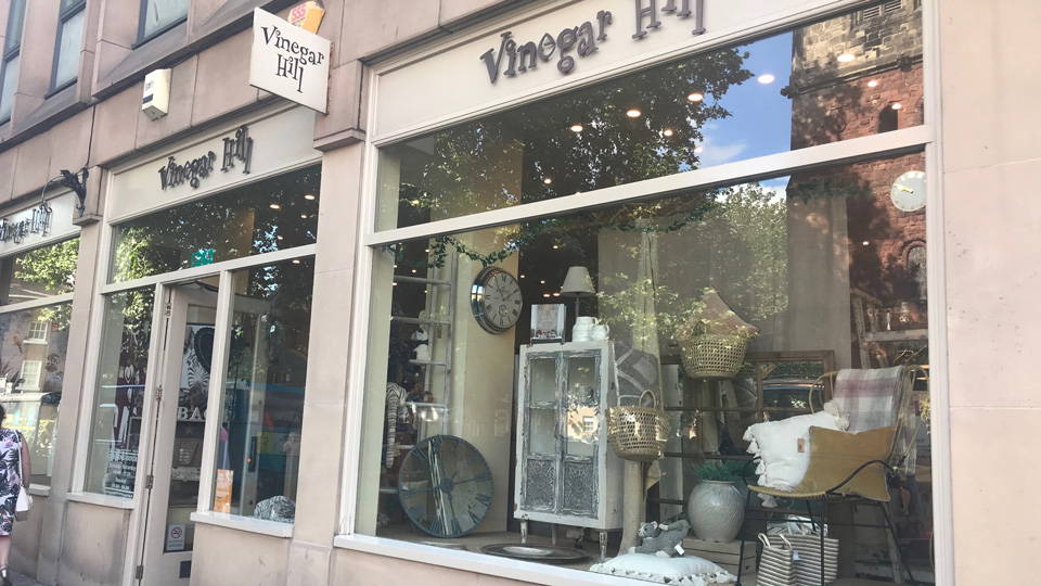 Vinegar Hill Shrewsbury store front