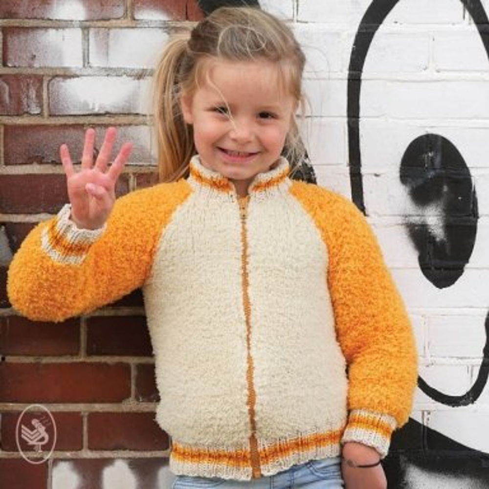 Gratis Breipatroon Kinder Baseball vest - PDF
