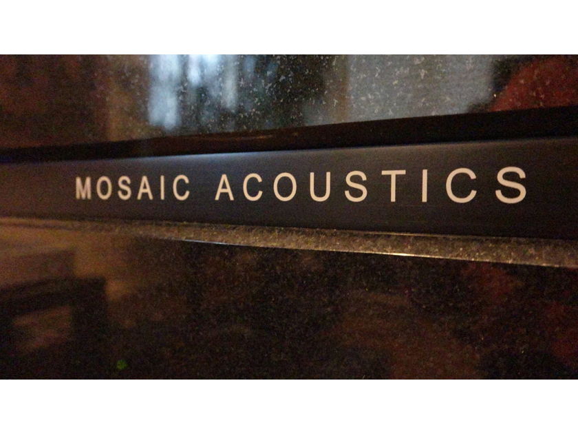 Mosaic Acoustics Illumination Midnight Black with Reference External Crossover