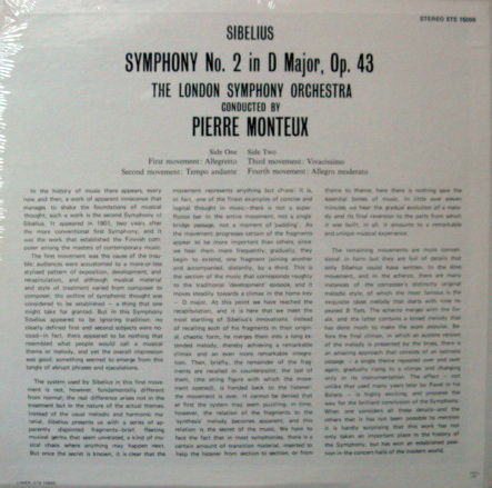 ★Sealed★ London-Decca / - MONTEUX, Sibelius Symphony No.2!