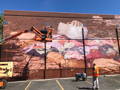sealing a mural with worlds best graffiti coating and muralshield