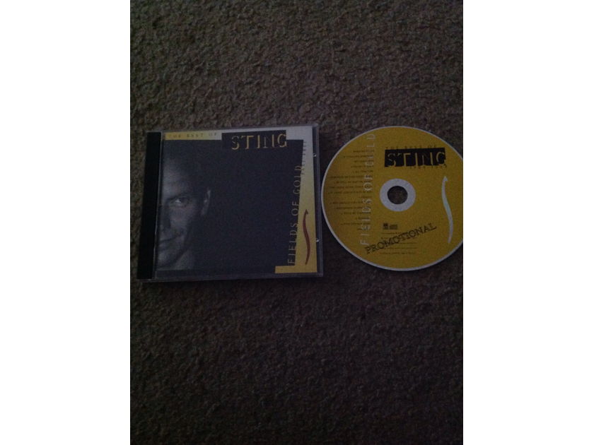 Sting - The Best Of Sting Fields Of Gold A & M Records Promo Compact Disc