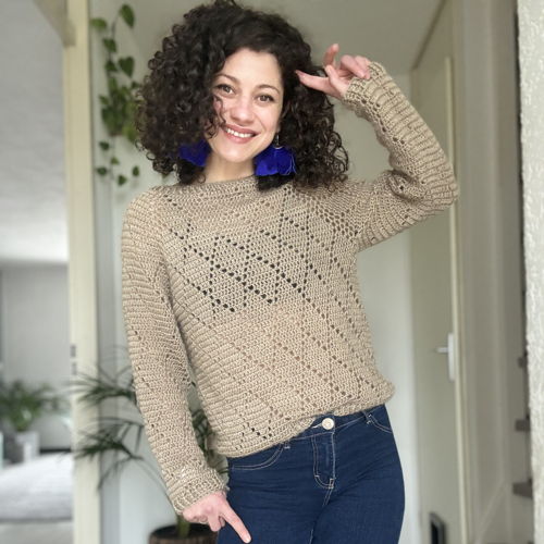 Gezellige en stijlvolle trui | Mijn schitterende trui haakpatroon