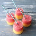 Strawberry Peach   White Wine Slushies
