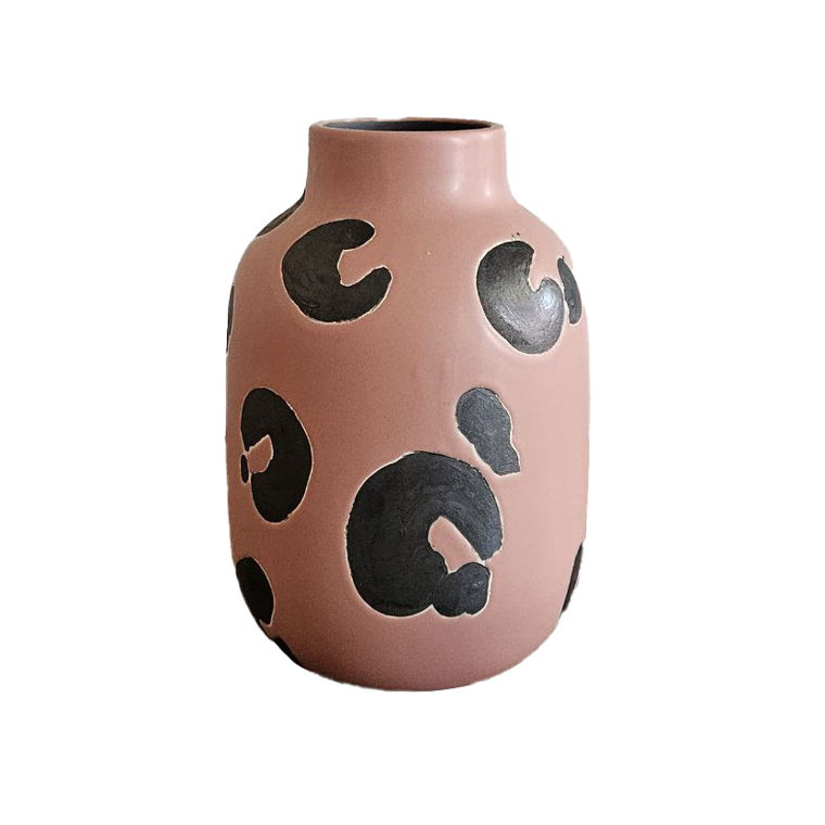 Pink vase 21cm