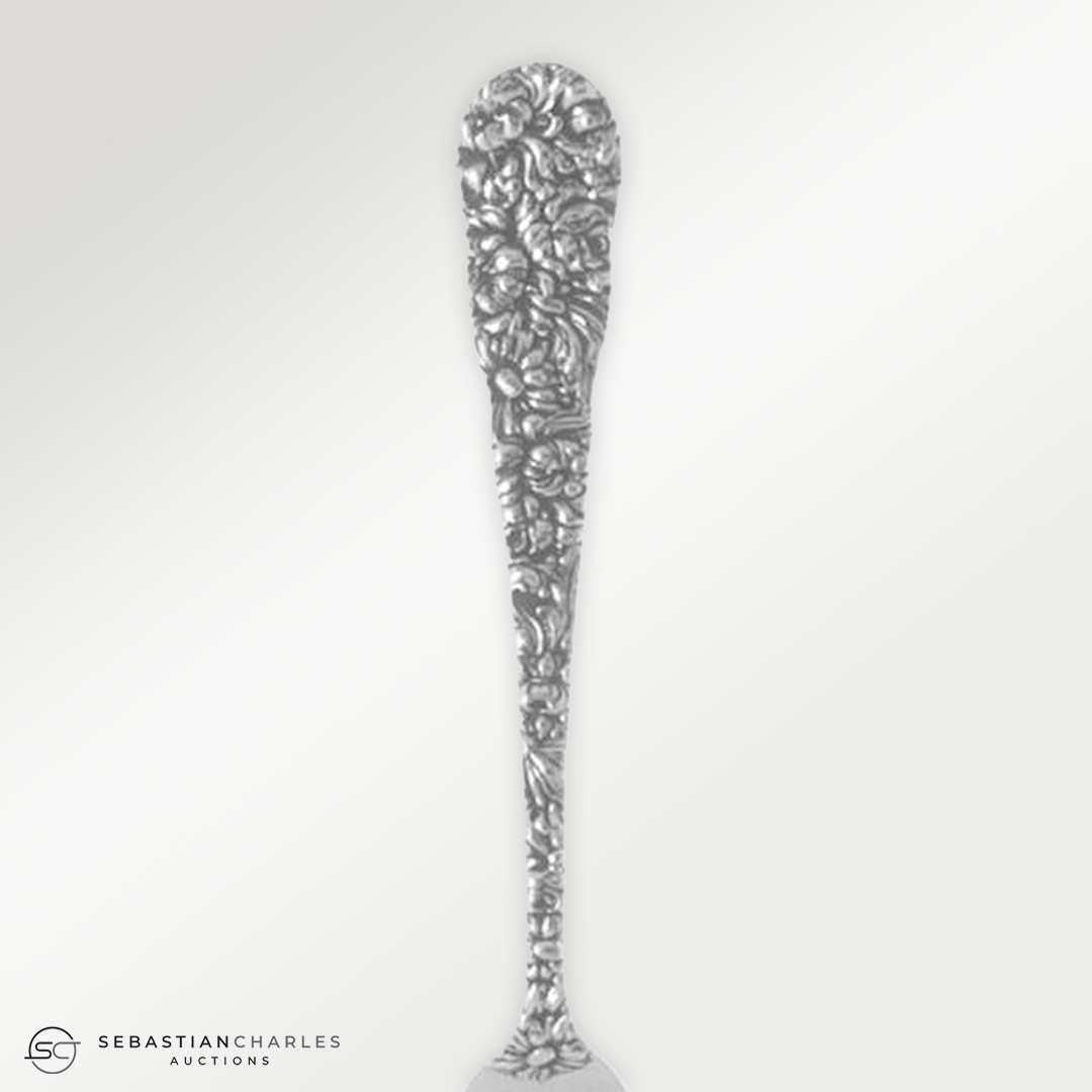 Stieff Chrysanthemum Sterling, 1904, Monograms hallmark, KISCHR1