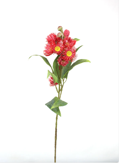 Dark Pink Gum Blossom Stem - Realistic Artificial Flowers - Image 2