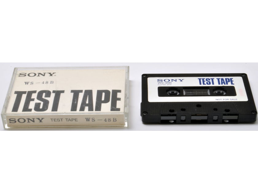 SONY - SONY FLUTTER TEST TAPE Sony Speed & Flutter Test Tape WS-48B 3kHz + ORIGINAL CASE