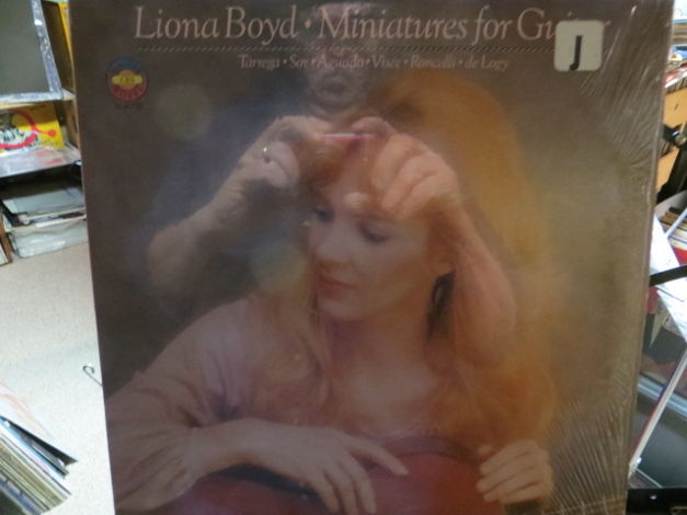 LIONA BOYD - MINIATURES FOR GUITAR SHRINK STILL ON COVER