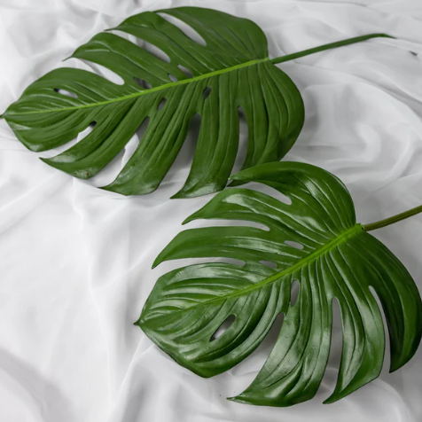 Large Monstera Leaf - Realistic Artificial Flowers and Greenery - Image 2