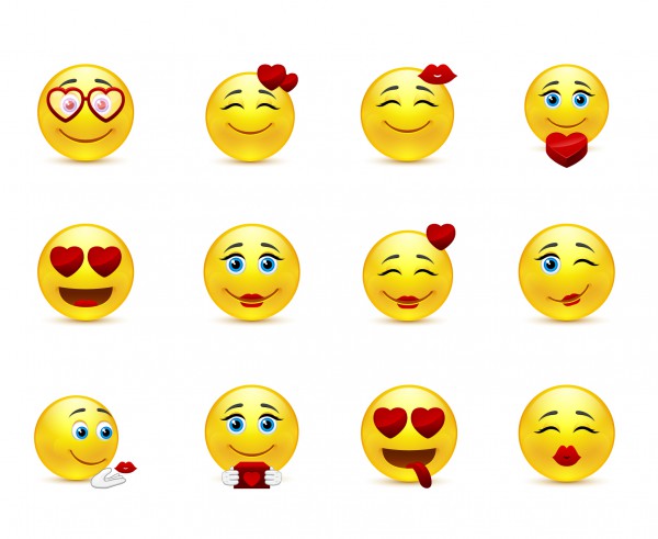 Изображение смайликов в векторном формате eps и ai