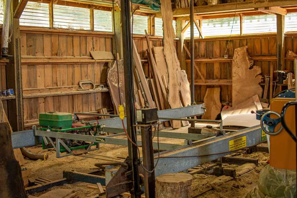 Wood shop at High West Wood Products
