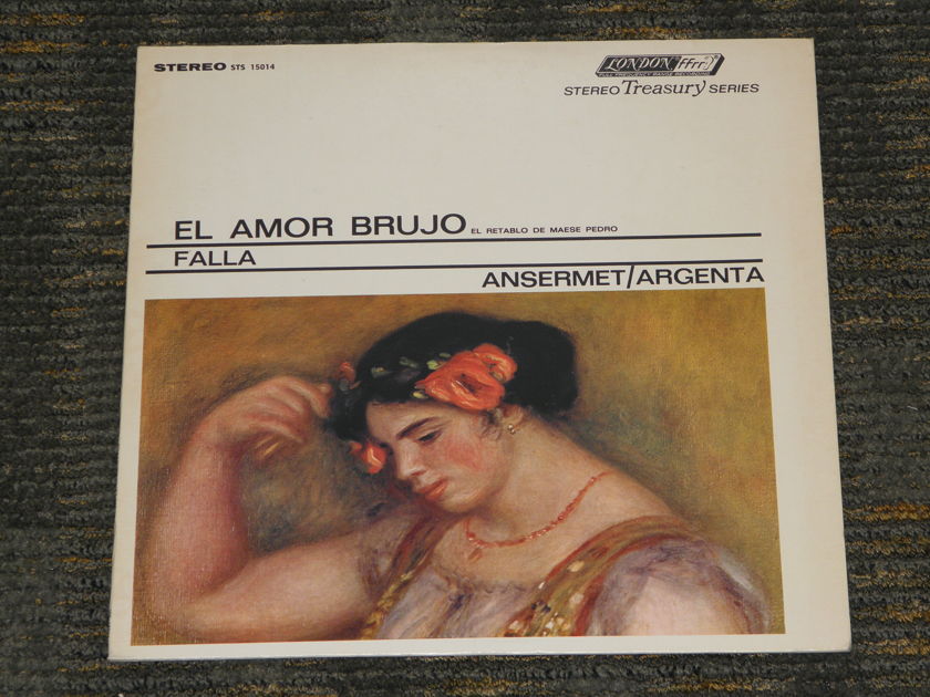 Ansermet/L'Orchestre de la Suisse Romande - Falla "El Amor Brujo" London STS 15014 3W/3W matrix "Silver Print"