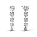 Diamond Bar Earrings