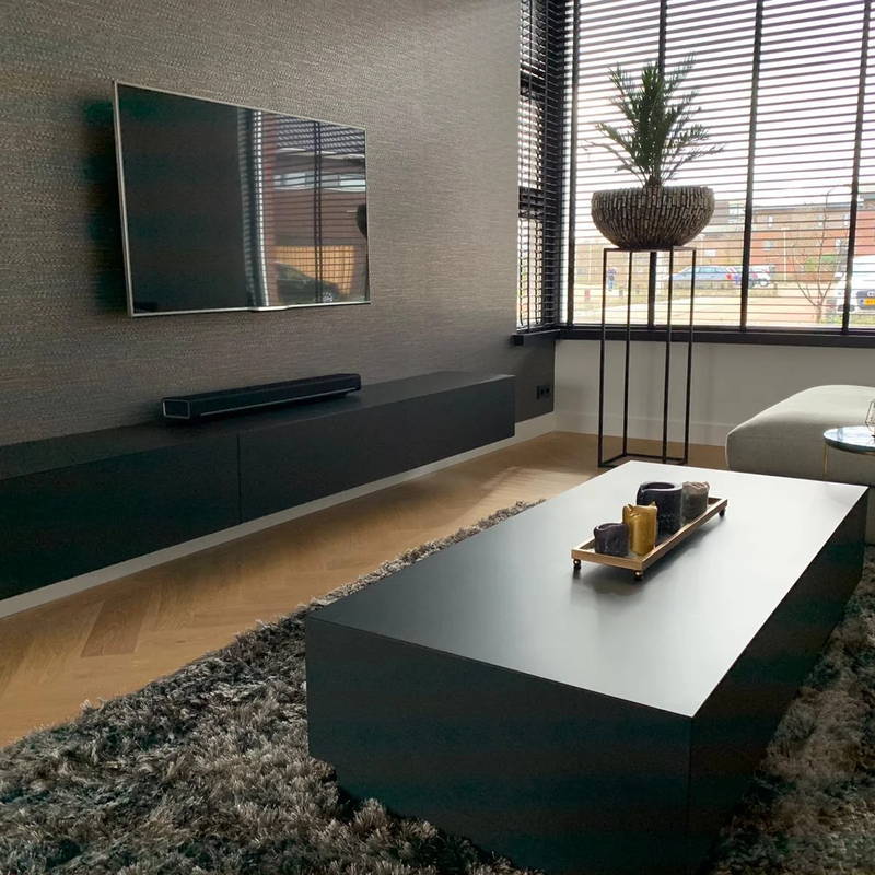 TV-meubels op maat, klantproject Houtenmeubelshop