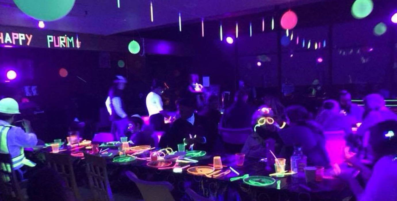 birthday black light party