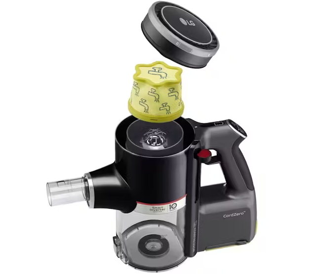 LG CordZero A9 Kompressor Ultra Handstick Vacuum - Full Black - Image 8