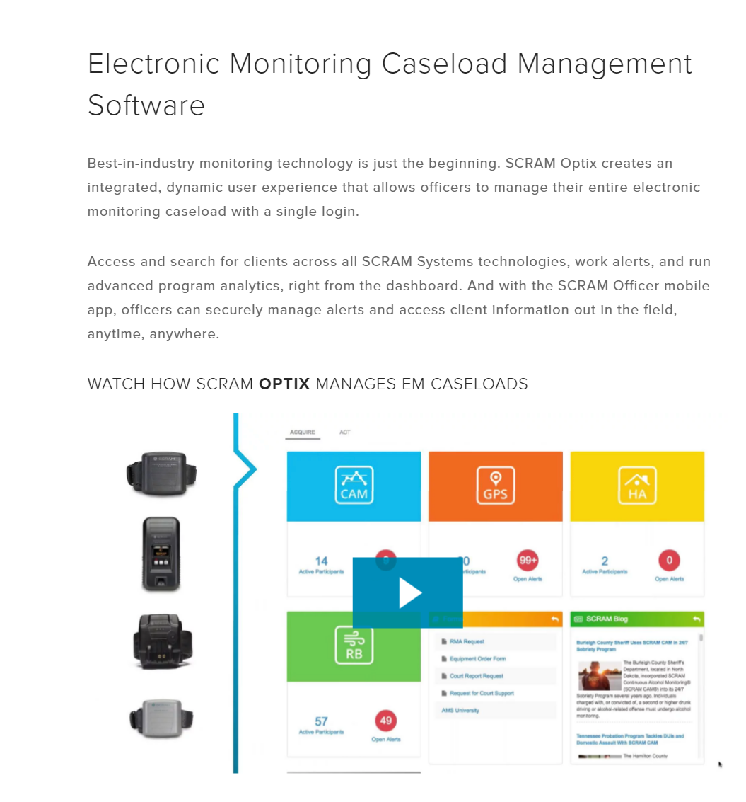 SCRAM Systems product / service