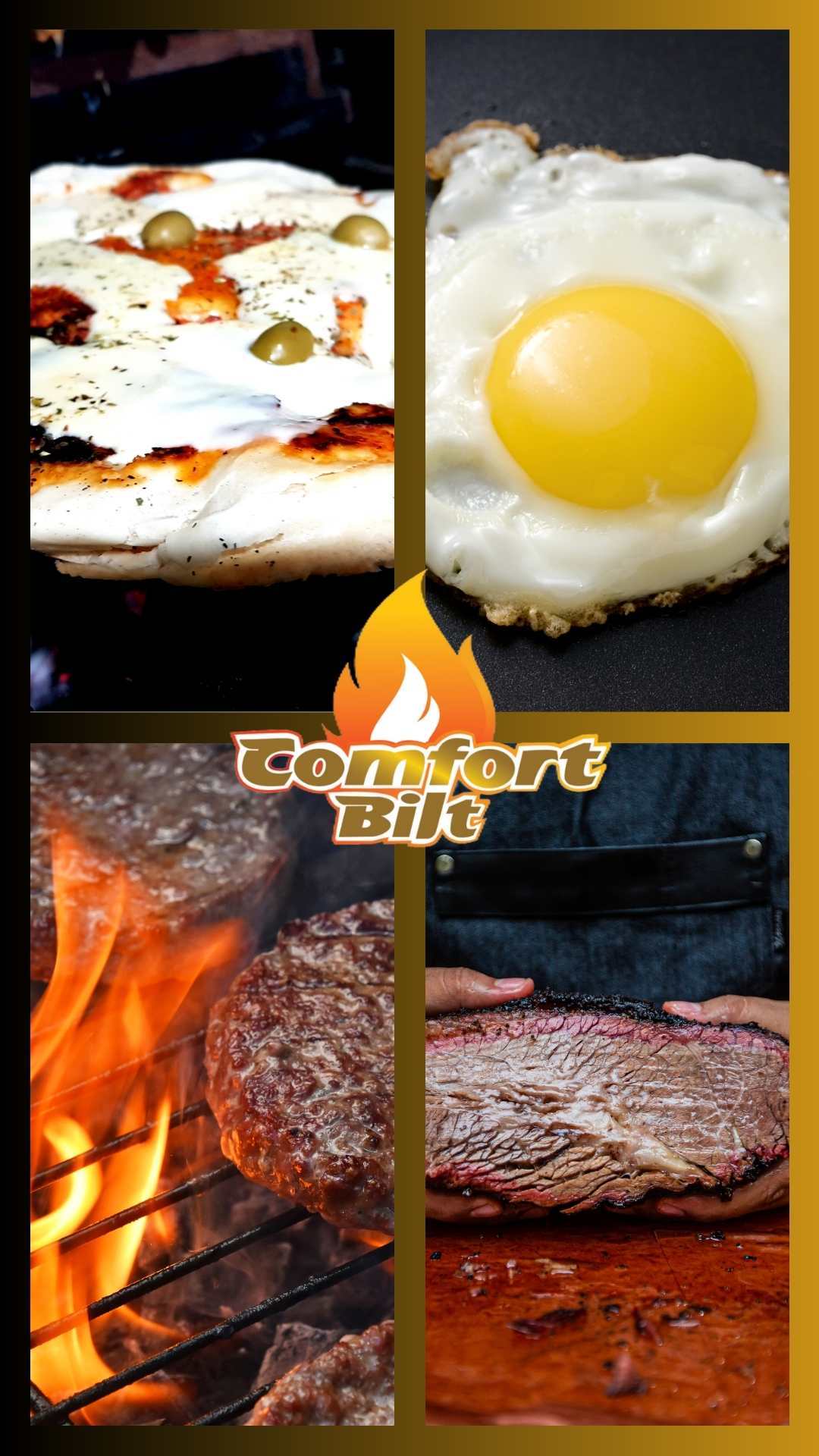 Kamado Grill Cooked Food
