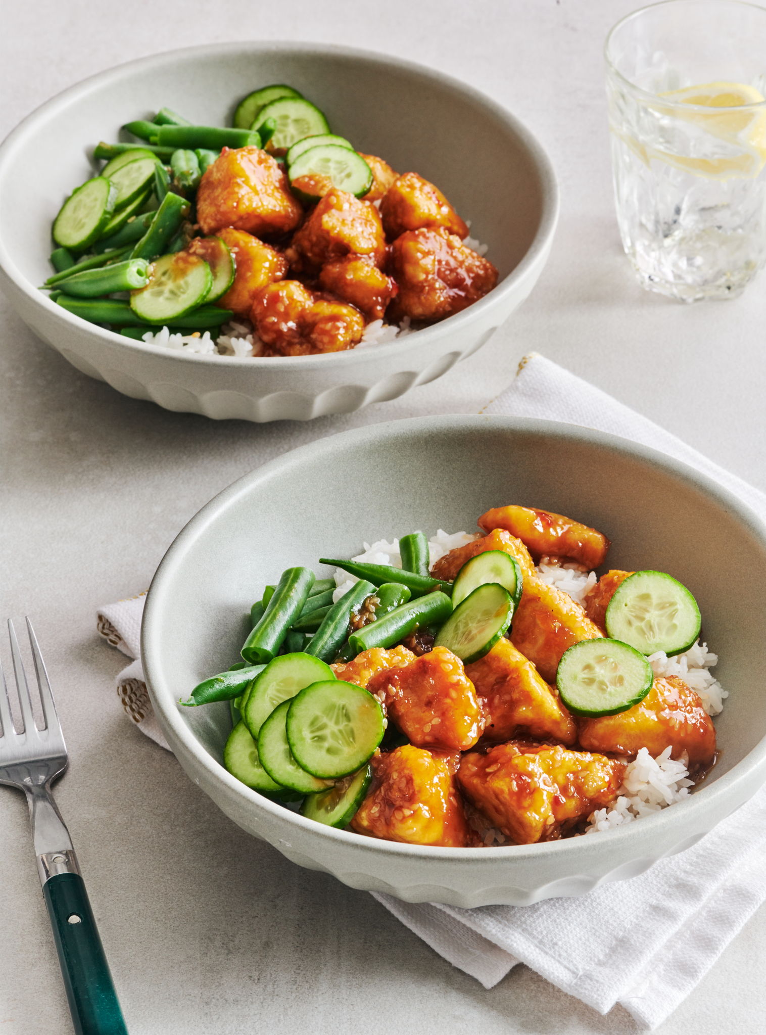 Crispy Tofu with Orange-Honey Sauce | RICARDO