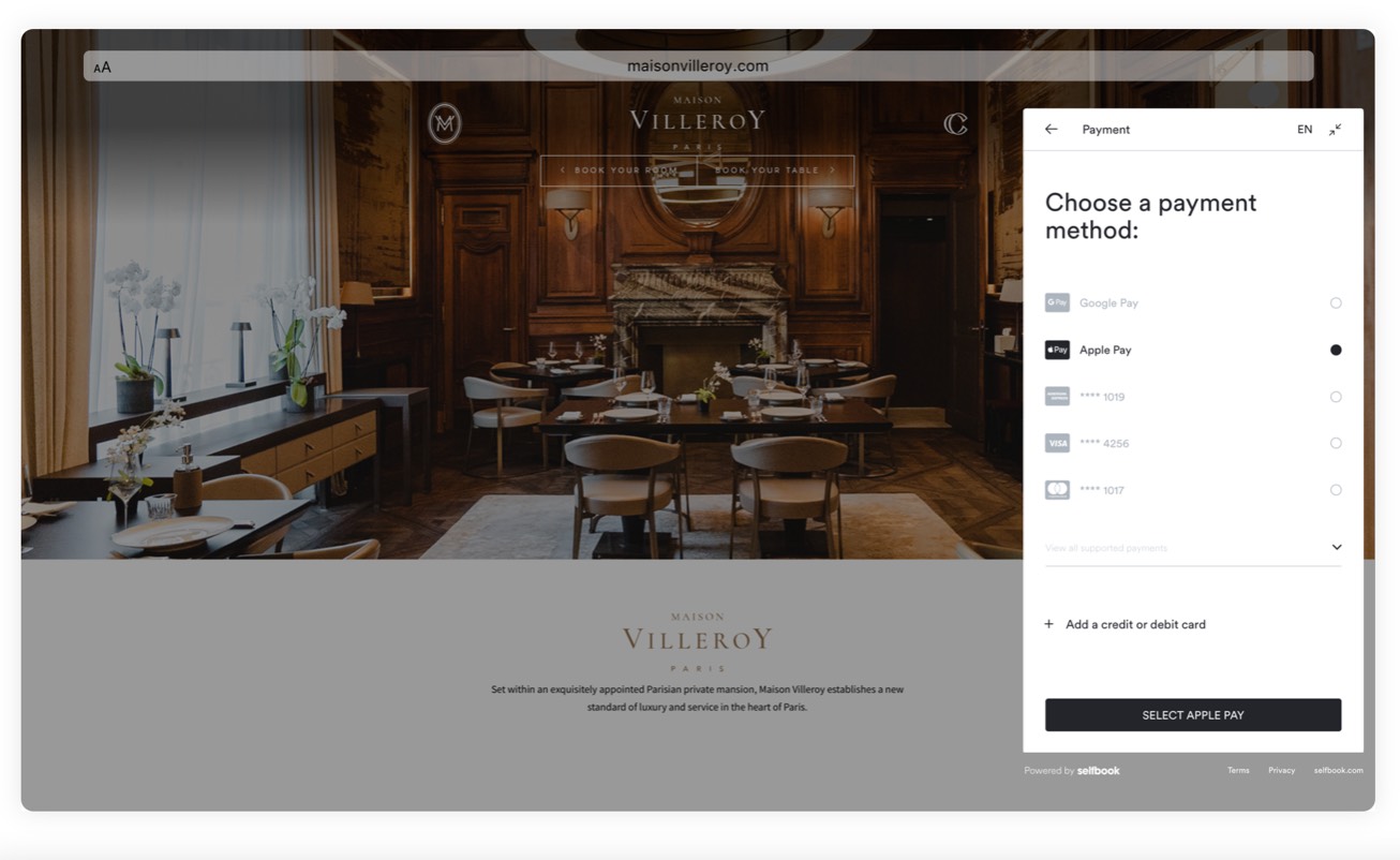 Selfbook product / service
