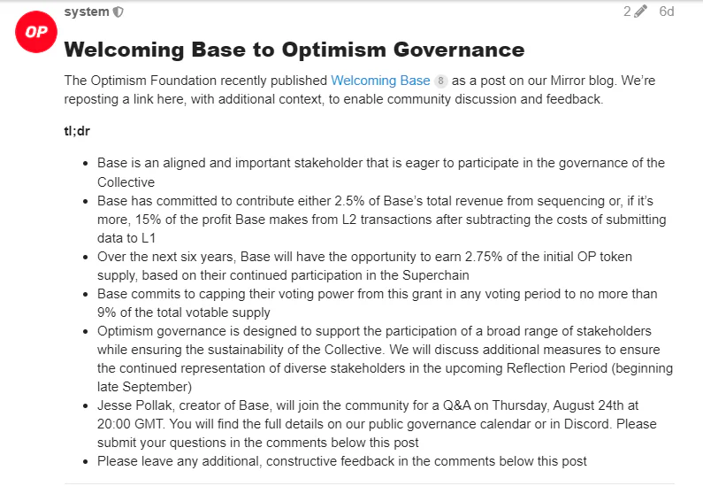 Optimism Governance