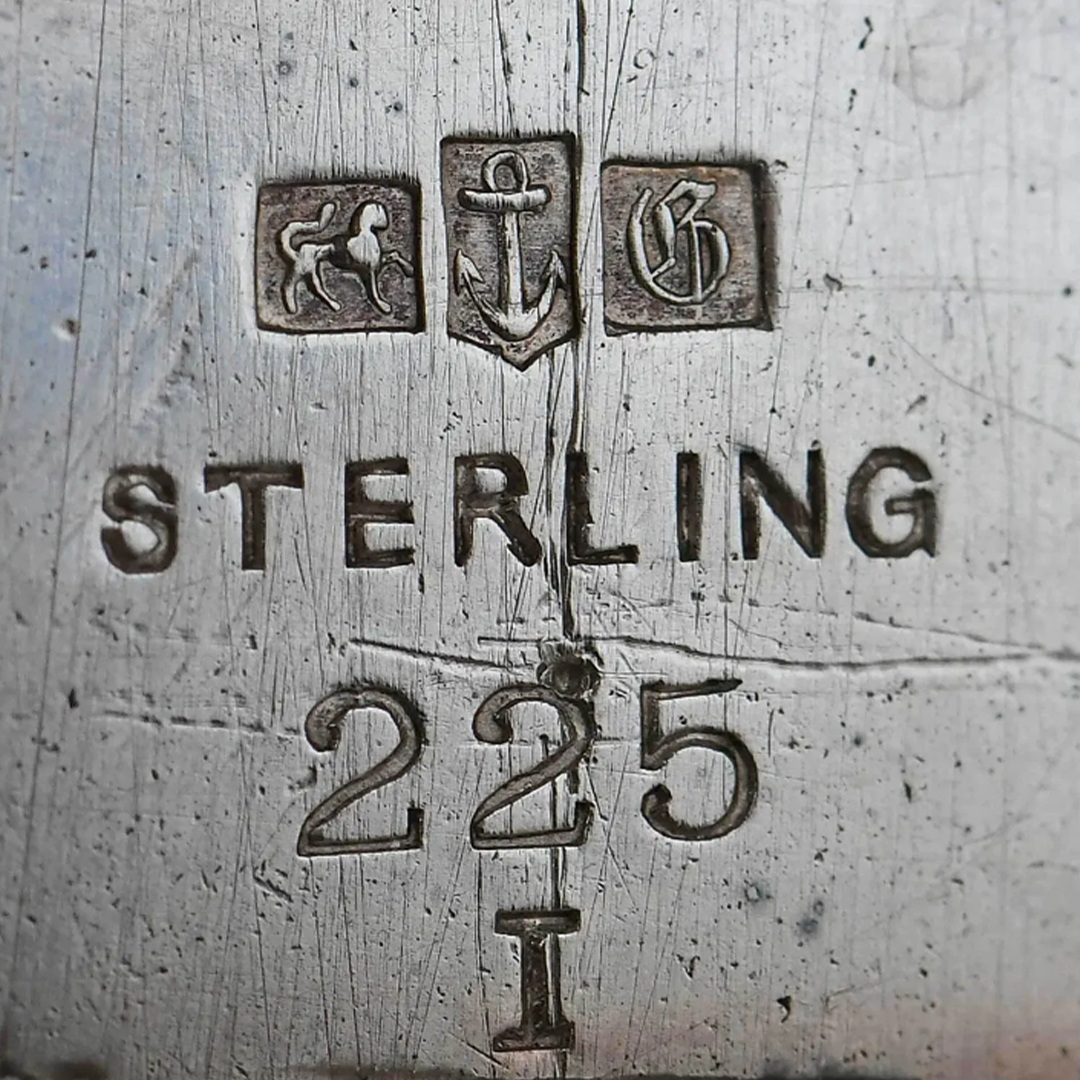 Gorham 1875 - 1900 Hallmark hallmark, Gorham 225 I Sterling Silver Hallmark