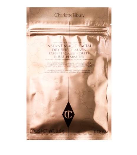 Reusable, dry sheet mask with a revolutionary biomimetic delivery system that hydrates, lifts, and brightens the look of skin