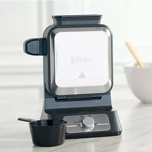 Ninja Vertical Nonstick Belgian Waffle Maker, Grey - QVC.com