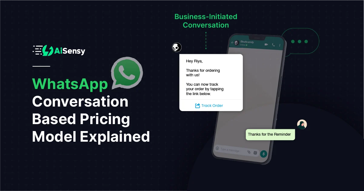 Explanation of WhatsApp Conversation Based pricing