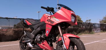 2017 KAWASAKI Z125 PRO motorcycle for rent near San Jose, CA