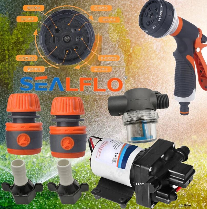 12V SEALFLO Water Pump High Pressure - Image 5