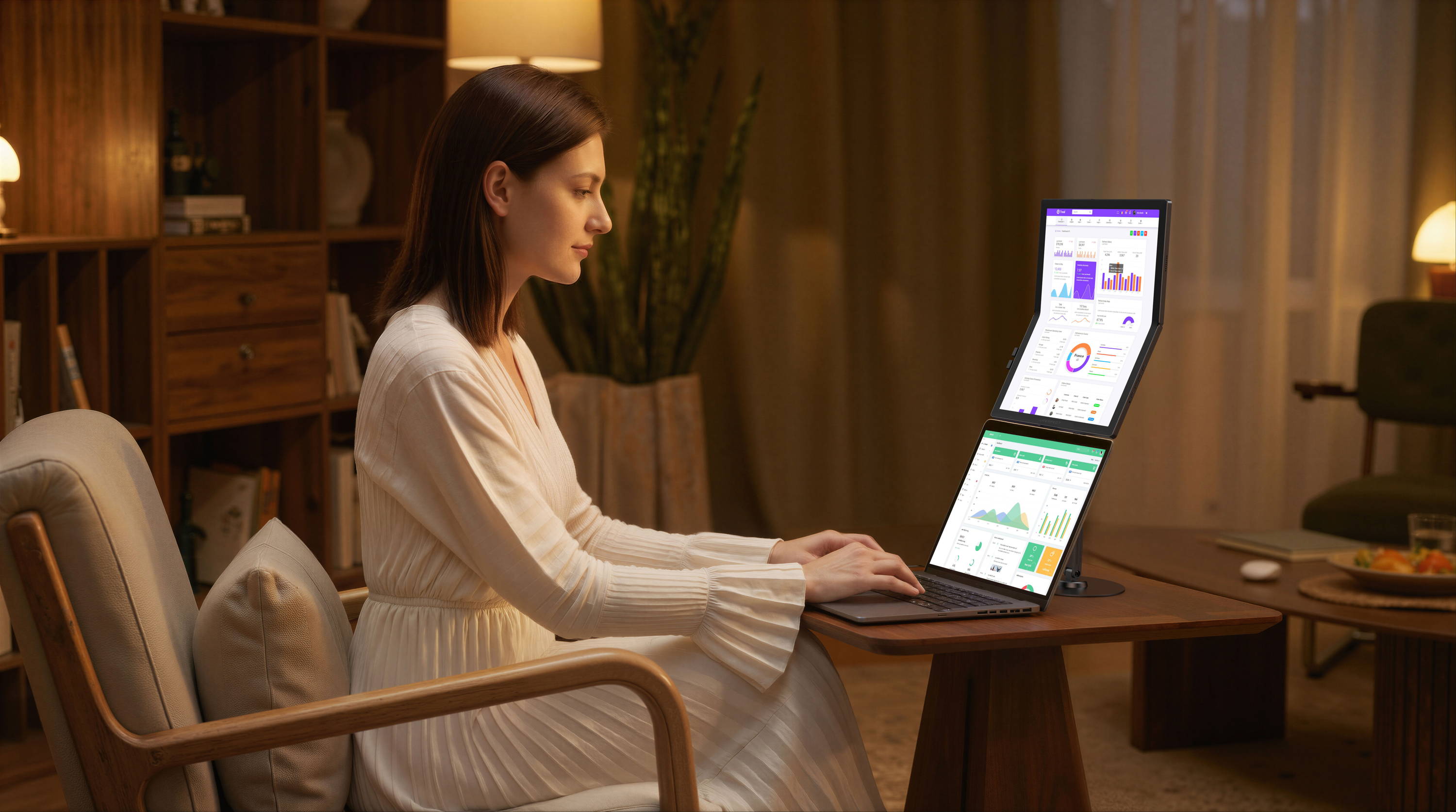 UPERFECT Omega - 22 Inch OLED Flexible Screen 3K Bendable Display 120Hz Touch