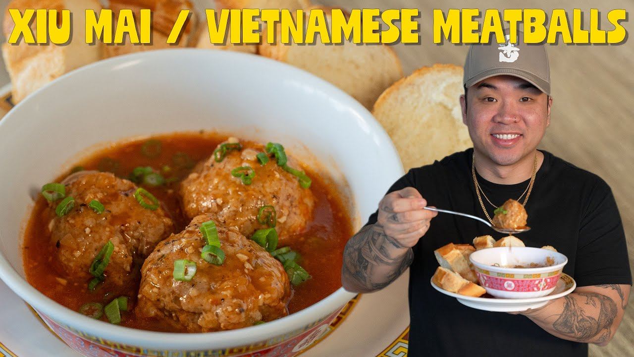 How to Make: Authentic Vietnamese Meatballs / Xiu Mai - YouTube